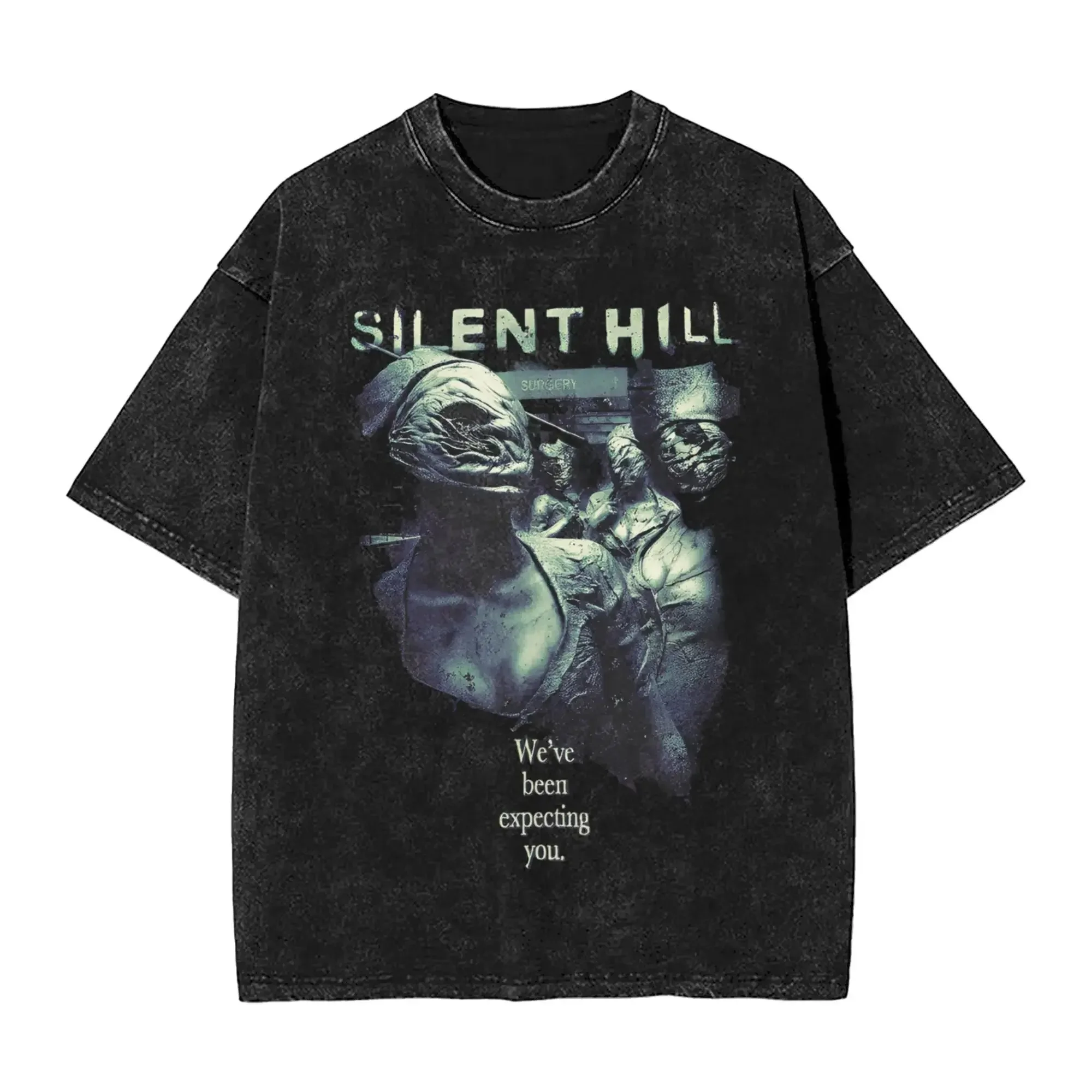 New Design Game Silent Hill Mineral Wash T-shirt