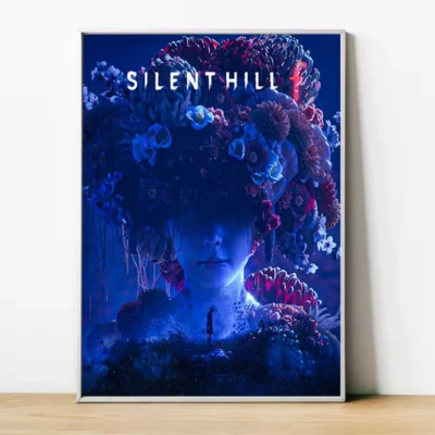 Blue Game Silent Hill F Wall Art
