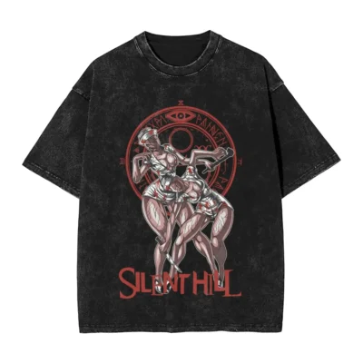 Hot Game Silent Hill Mineral Wash T-shirt