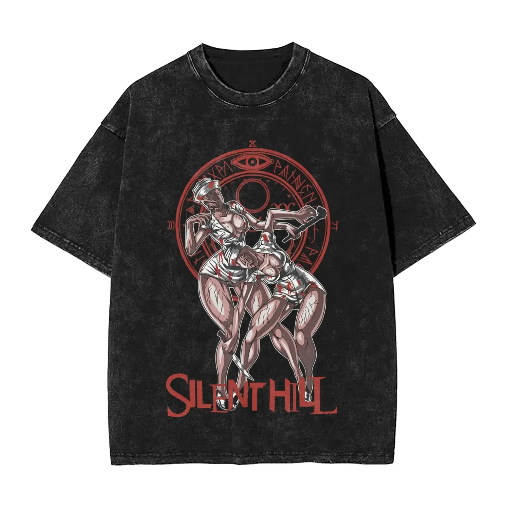 Hot Game Silent Hill Mineral Wash T-shirt
