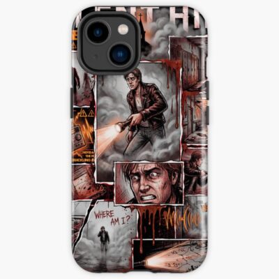 Silent Hill Harry S Journey Foggy Town Alessa Cult Lakeside Amusement Park Cybil Kaufman Otherworld Church Monster Collage Fan Art Poster T Shirt Sticker Print Gift Iphone Case
