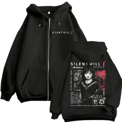 Hot Silent Hill 2 Game Hoodie Zipper Jacket