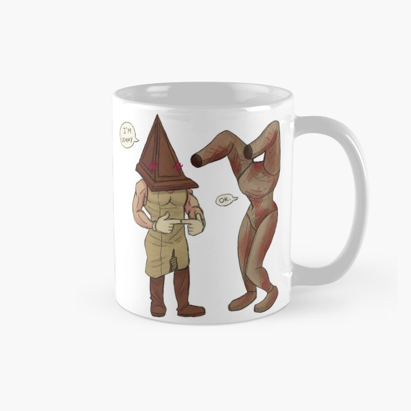 Pyramid Head And Mannequin Mug