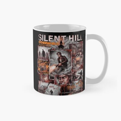Silent Hill Harry S Journey Foggy Town Alessa Cult Lakeside Amusement Park Cybil Kaufman Otherworld Church Monster Collage Fan Art Poster T Shirt Sticker Print Gift Mug