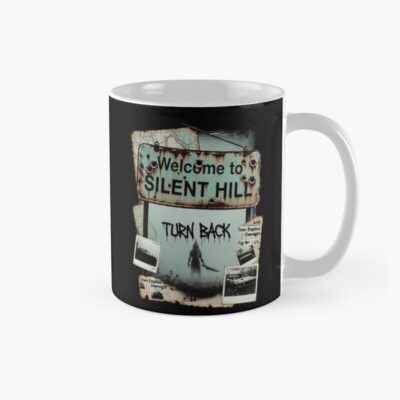 Welcome To Silent Hill Turn Back Foggy Town Sign Horror Print T Shirt And Other Mug