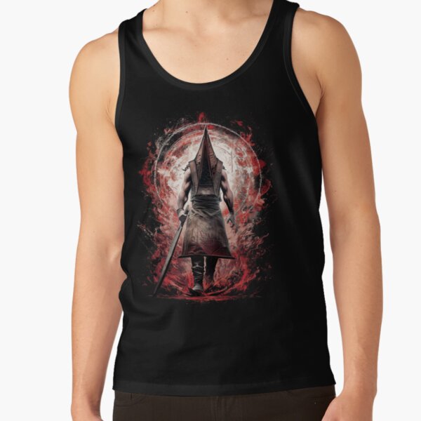 Pyramid Head Silent Hill 2 Art Print Executioner Of Silent Hill Design Tank Top