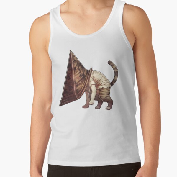 Pyramid Head Cat Tank Top - Image 2