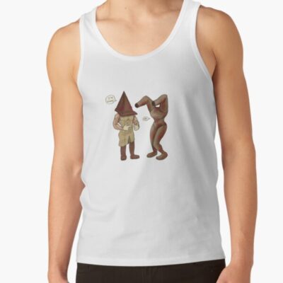 Pyramid Head And Mannequin Tank Top