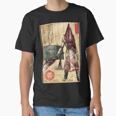 Pyramid Head Woodblock T-shirt