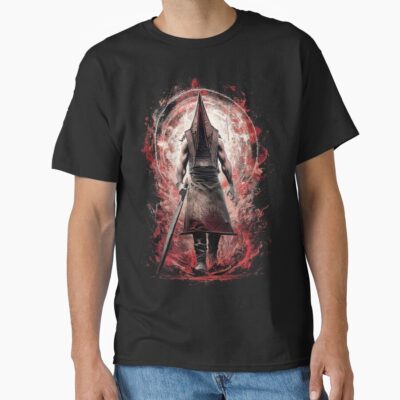 Pyramid Head Silent Hill 2 Art Print Executioner Of Silent Hill Design T-shirt