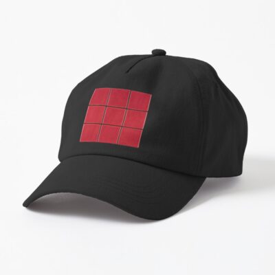 9 Red Squares Cap