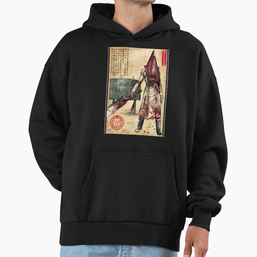 Pyramid Head Woodblock Hoodie