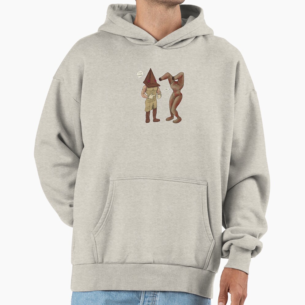 Pyramid Head And Mannequin Hoodie - Image 3