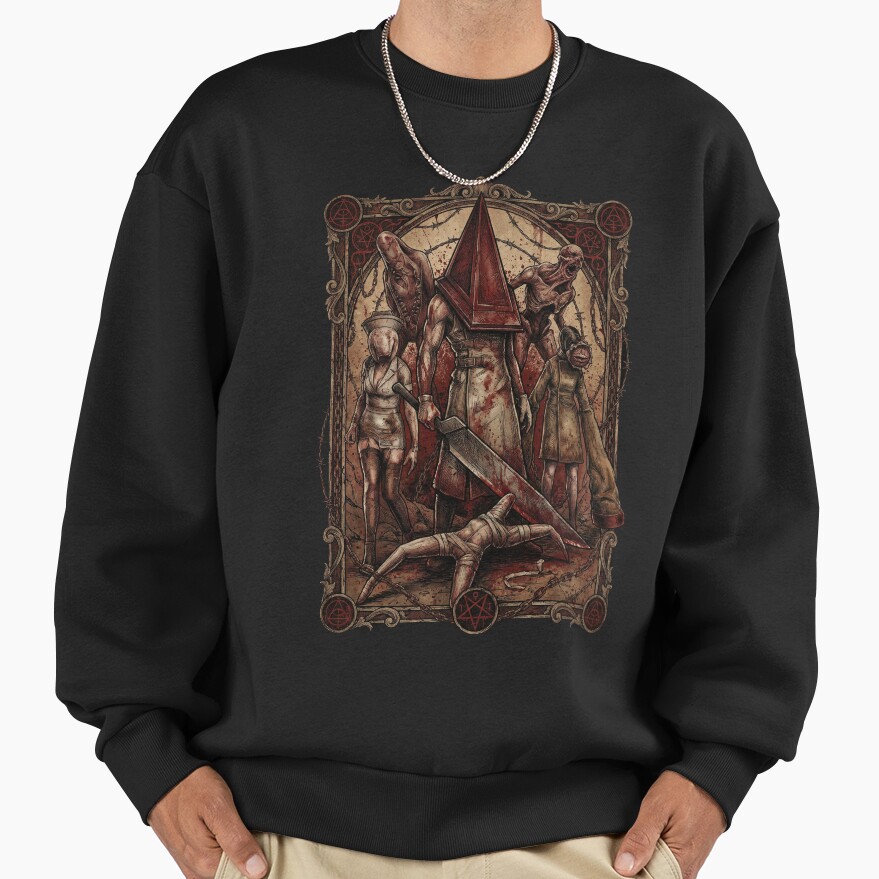 The Executioner Pyramid Head Foggy Nightmare Sweatshirt - Image 3