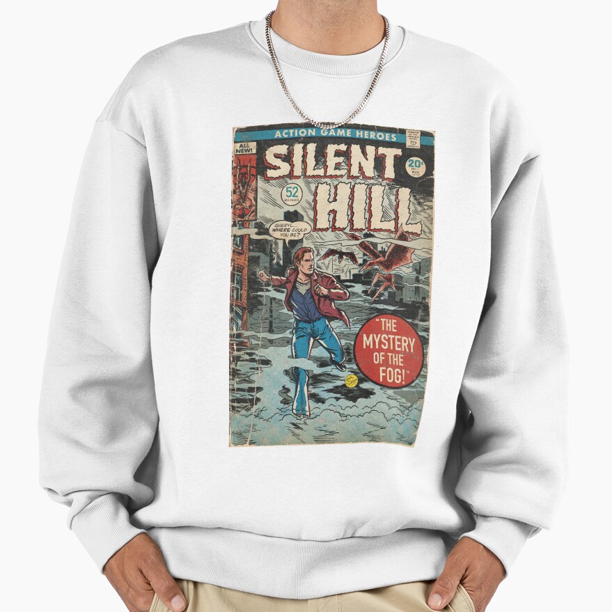 Silent Town Comic Book Cover Fan Art Sweatshirt - Image 2