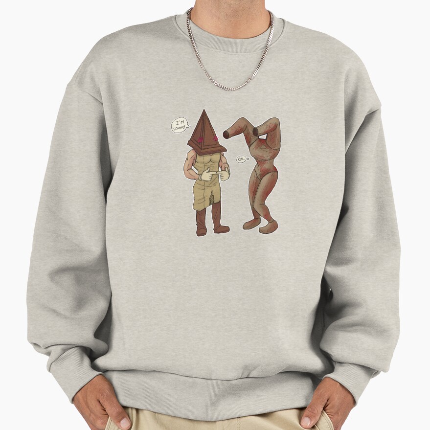Pyramid Head And Mannequin Sweatshirt - Image 3
