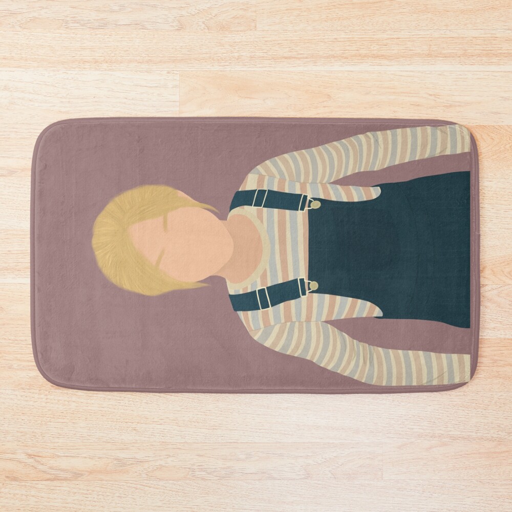 Silent Hill 2 Remake Laura Digital Fan Art Bath Mat