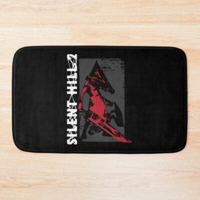Red Pyramid Thing Bath Mat