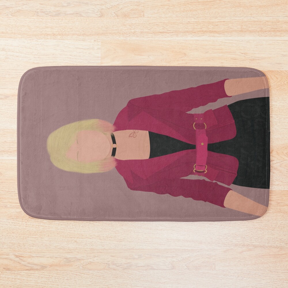 Silent Hill 2 Remake Maria Digital Fan Art Bath Mat