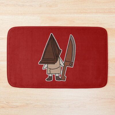 Smol Pyramid Head Bath Mat