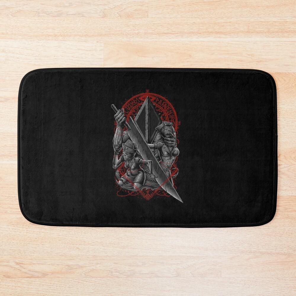 Pyramid Head Bath Mat