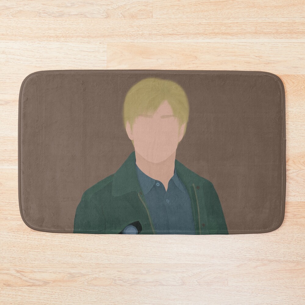 Silent Hill 2 Remake James Sunderland Digital Fan Art Bath Mat