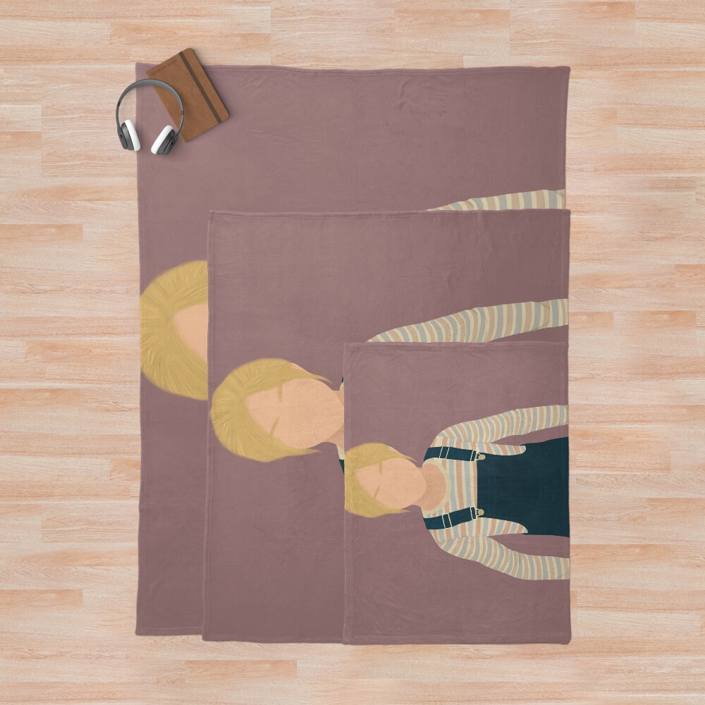 Silent Hill 2 Remake Laura Digital Fan Art Throw Blanket - Image 3