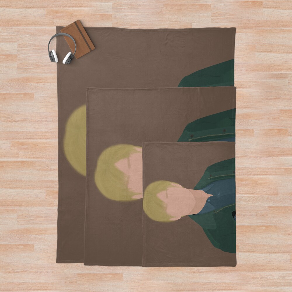 Silent Hill 2 Remake James Sunderland Digital Fan Art Throw Blanket - Image 3