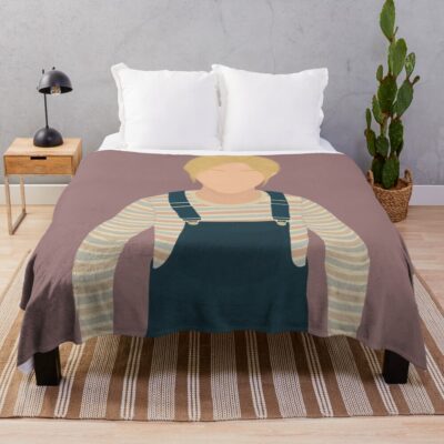 Silent Hill 2 Remake Laura Digital Fan Art Throw Blanket