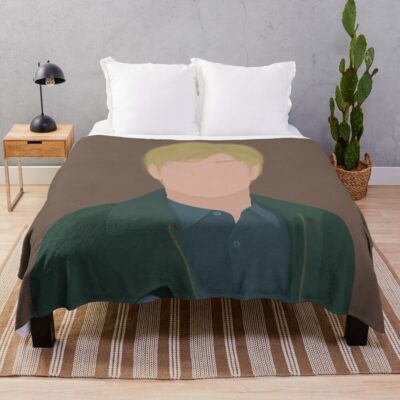 Silent Hill 2 Remake James Sunderland Digital Fan Art Throw Blanket