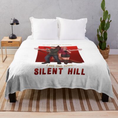 In My Restless Dreams I See That Town Silent Hill Throw Blanket
