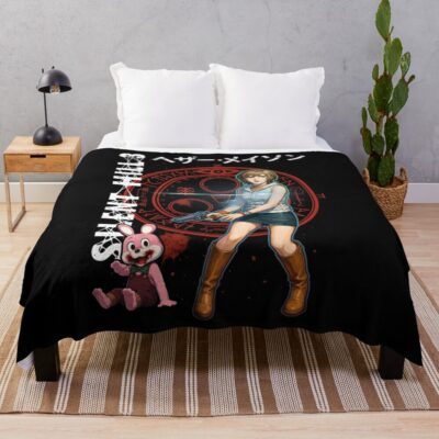 Heather Mason Silent Hill 3 Throw Blanket