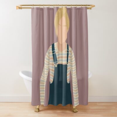 Silent Hill 2 Remake Laura Digital Fan Art Shower Curtain