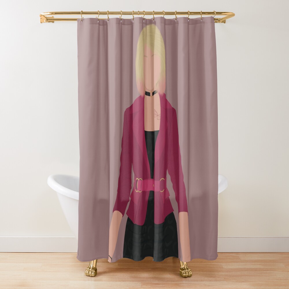 Silent Hill 2 Remake Maria Digital Fan Art Shower Curtain