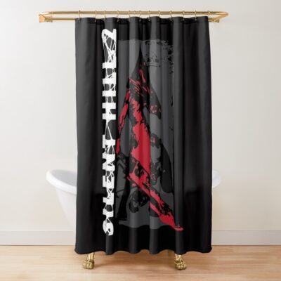 Red Pyramid Thing Shower Curtain