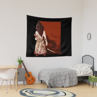 Sh Pyramid Head Tapestry