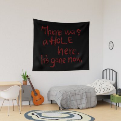 There Was A Hole Here It S Gone Now Silent Hill Quote Tapestry