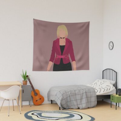 Silent Hill 2 Remake Maria Digital Fan Art Tapestry